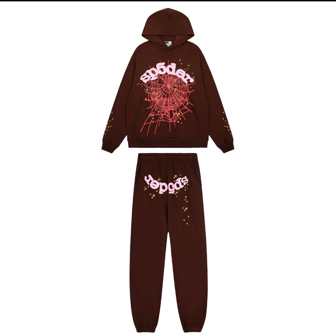 Sp5der Web Hoodie and Sweatpants Set