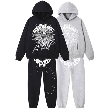 Sp5der Web Hoodie and Sweatpants Set