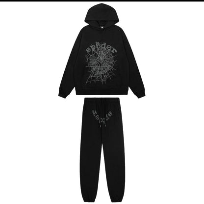 Sp5der Web Hoodie and Sweatpants Set